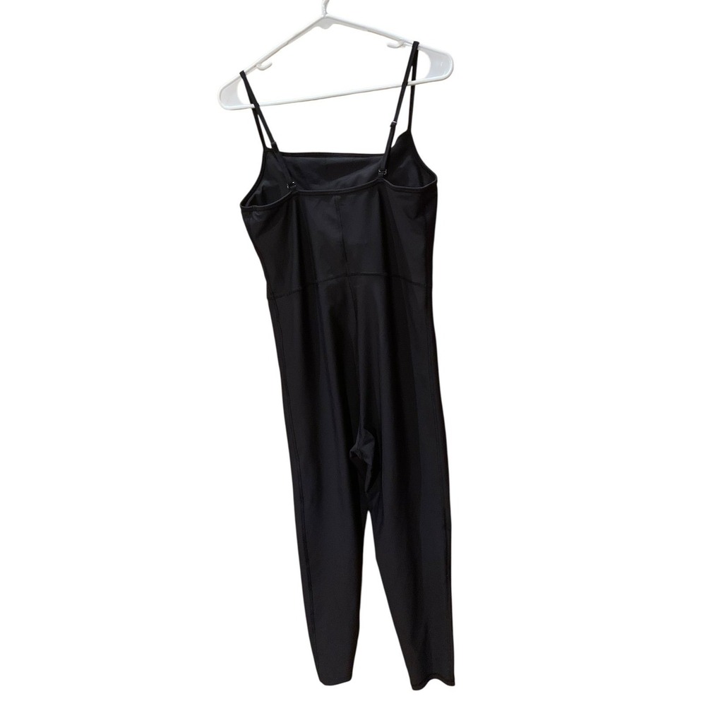Old Navy Jumpsuit Women Large Black PowerSoft Go-Dry Active Bodysuit Athleisure - Picture 4 of 8